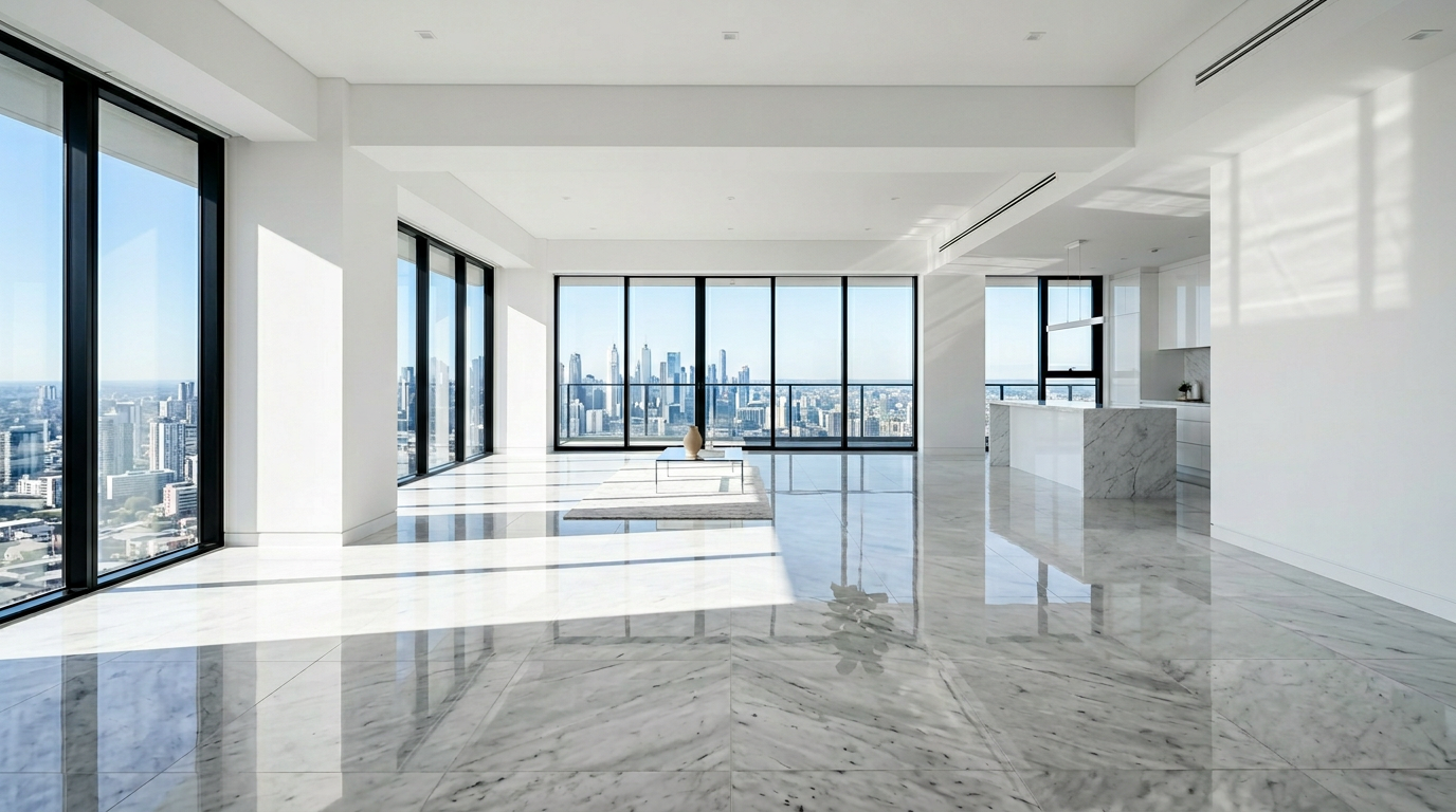 Spazio pulito e luminoso